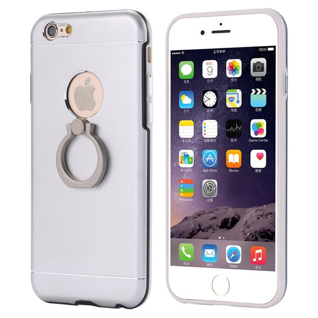 Put A Ring On It Hybrid iPhone Case with Ring Stand