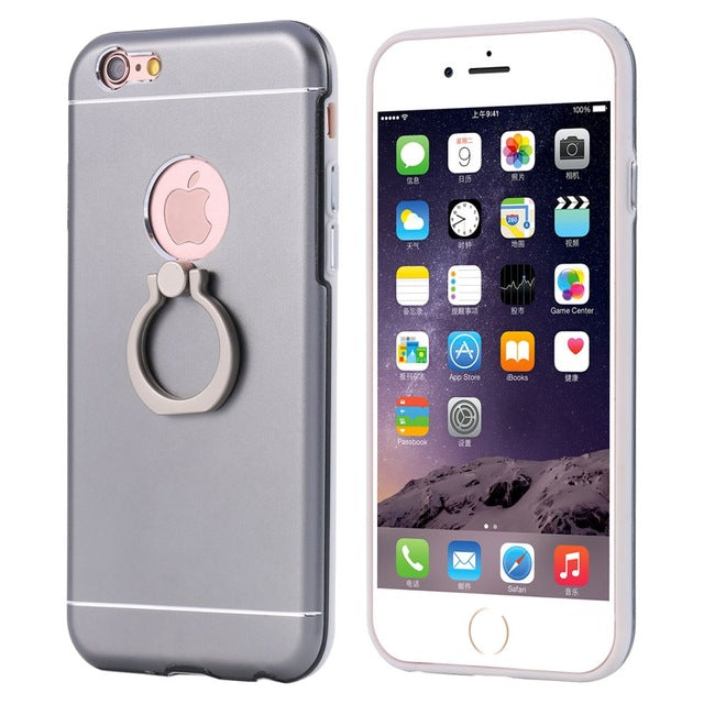 Put A Ring On It Hybrid iPhone Case with Ring Stand