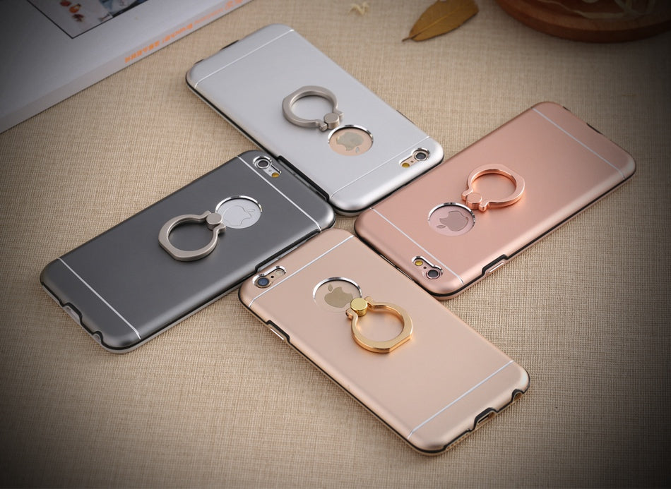 Put A Ring On It Hybrid iPhone Case with Ring Stand