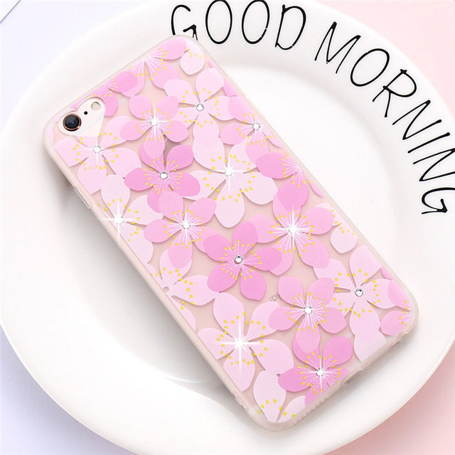 Flower Power Fitted Silicone iPhone Case