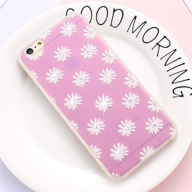 Flower Power Fitted Silicone iPhone Case