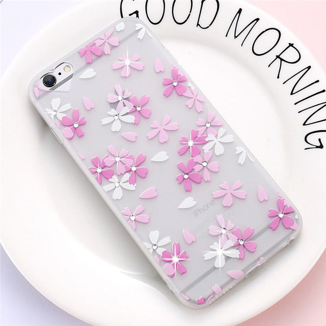 Flower Power Fitted Silicone iPhone Case