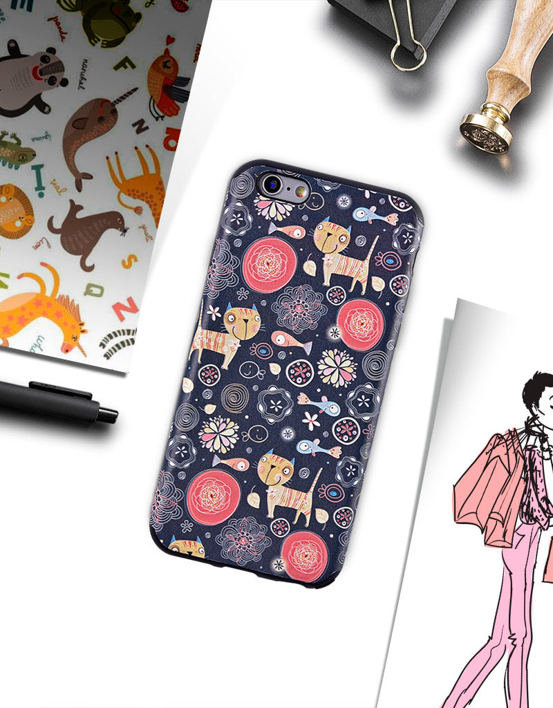 Cats & Flowers Snap Case