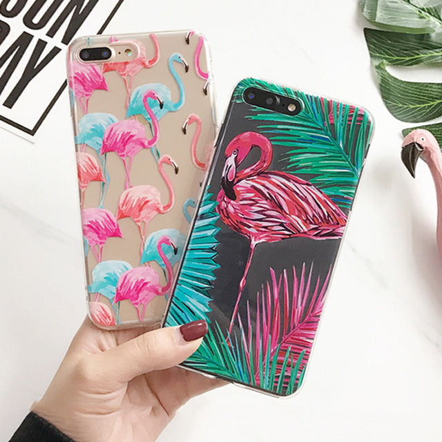 Flamingo Slim Fitted Case