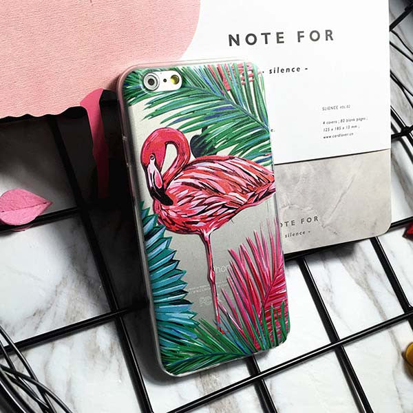 Flamingo Slim Fitted Case