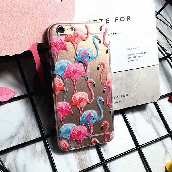 Flamingo Slim Fitted Case